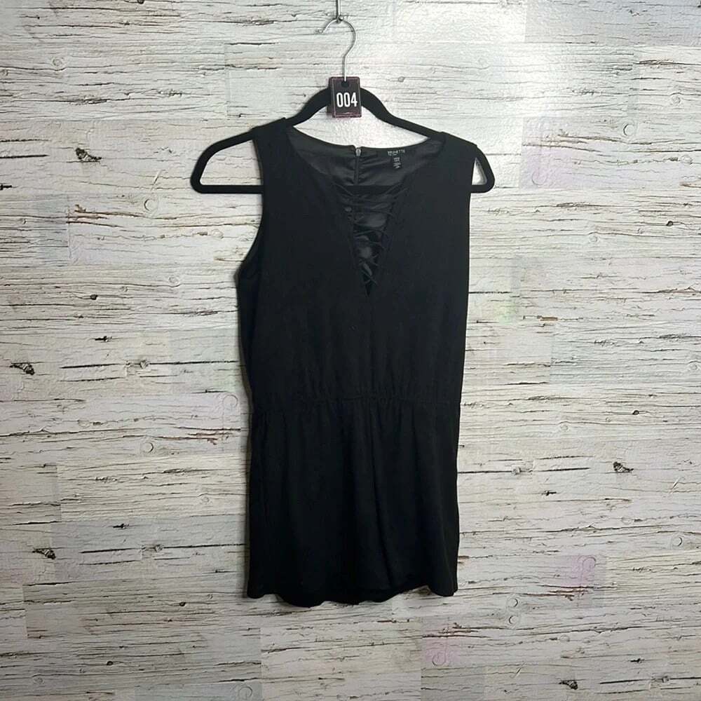 4. Brunette the label velour romper back size  xs /s